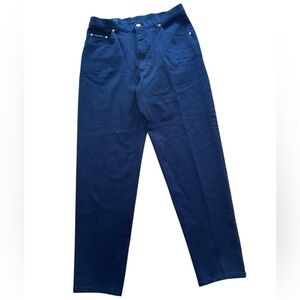Escada Blue Straight Leg Pants